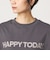 ヘムギャザー ロゴ Tシャツ