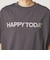 ヘムギャザー ロゴ Tシャツ