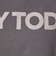 ヘムギャザー ロゴ Tシャツ