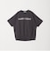 ヘムギャザー ロゴ Tシャツ