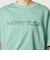 ヘムギャザー ロゴ Tシャツ