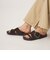 ビッグバックル フラットサンダル