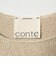 ＜conte＞ラウンドヘム ニットタンクトップ