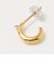 ＜PREEK＞DIAMOND HOOP EARRINGS/ピアス