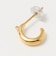 ＜PREEK＞DIAMOND HOOP EARRINGS/ピアス