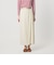 COMFY ラップ マキシスカート WHITE ‐防汚 UVカット ウォッシャブル‐