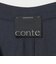 ＜conte＞フロントボタン Vネックオールインワン