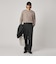 ＜Steven Alan＞ ウール オックスフォード アウト ワンプリーツ スラックス