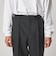＜Steven Alan＞ ウール オックスフォード アウト ワンプリーツ スラックス