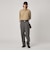 ＜Steven Alan＞ ウール オックスフォード アウト ワンプリーツ スラックス