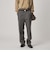 ＜Steven Alan＞ ウール オックスフォード アウト ワンプリーツ スラックス