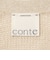 ＜conte＞ソデスリット アゼ Vネックカーディガン