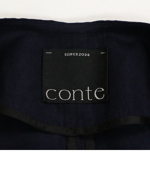 conte＞ハーフスリーブ ノーカラージャケット｜ユナイテッドアローズ