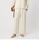 COMFY ストレート イージーパンツ  WHITE ‐防汚 UVカット ウォッシャブル‐