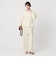 COMFY ストレート イージーパンツ  WHITE ‐防汚 UVカット ウォッシャブル‐