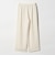 COMFY ストレート イージーパンツ  WHITE ‐防汚 UVカット ウォッシャブル‐