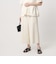 COMFY クロップド ワイドパンツ ホワイト ‐防汚 UVカット ウォッシャブル‐