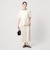 COMFY クロップド ワイドパンツ ホワイト ‐防汚 UVカット ウォッシャブル‐
