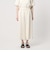 COMFY クロップド ワイドパンツ ホワイト ‐防汚 UVカット ウォッシャブル‐