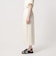 COMFY クロップド ワイドパンツ ホワイト ‐防汚 UVカット ウォッシャブル‐