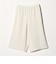 COMFY クロップド ワイドパンツ ホワイト ‐防汚 UVカット ウォッシャブル‐