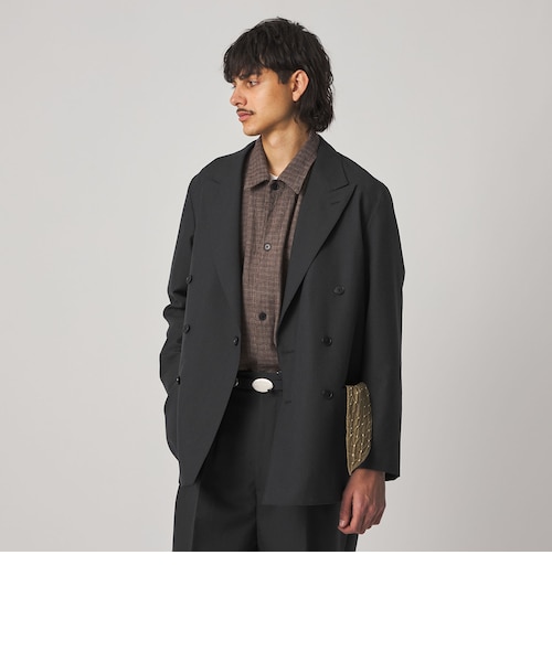 Steven Alan＞ ウール オックスフォード ダブルブレステッド 6B
