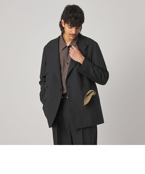 Steven Alan＞ ウール オックスフォード ダブルブレステッド 6B