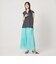 ギャザー フレアパンツ  ‐ウォッシャブル‐