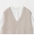 フェザー Vネックベスト＋シャツ ‐セットアイテム‐＜A DAY IN THE LIFE＞