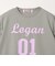 【別注】＜LOGAN knitting mills＞ナンバリング Tシャツ / キッズ  120cm-160cm