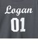 【別注】＜LOGAN knitting mills＞ナンバリング Tシャツ / キッズ  120cm-160cm
