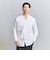 【WARDROBE SMART】コットン バンドカラー スキッパー シャツ