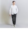 【WARDROBE SMART】コットン バンドカラー スキッパー シャツ