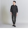 【WARDROBE SMART】コットン バンドカラー スキッパー シャツ