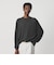 ＜OWNESS＞18ゲージ カシミヤ クロップド クルーネック ニット