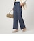 ［size SHORT/TALLあり］ニーハイフレアパンツ デニム 2 ストレッチ