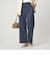 ［size SHORT/TALLあり］ニーハイフレアパンツ デニム 2 ストレッチ
