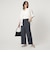 ［size SHORT/TALLあり］ニーハイフレアパンツ デニム 2 ストレッチ