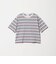 マルチボーダー ハーフスリーブ Tシャツ