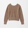 フェザー フェイクパールボタン Vネックニット 2WAY ‐ウォッシャブル‐ ＜A DAY IN THE LIFE＞