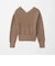 フェザー フェイクパールボタン Vネックニット 2WAY ‐ウォッシャブル‐ ＜A DAY IN THE LIFE＞