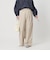 ナイロンコットン ワイドタックパンツ ウォッシャブル