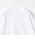 コットン天竺 ラウンドヘム Tシャツ