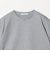 コットン天竺 ラウンドヘム Tシャツ