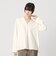 【Wardrobe DAILY MINIMAL】ペプラム Vネックプルオーバーカットソー