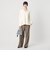 【Wardrobe DAILY MINIMAL】ペプラム Vネックプルオーバーカットソー