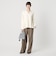【Wardrobe DAILY MINIMAL】ペプラム Vネックプルオーバーカットソー