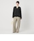 【Wardrobe DAILY MINIMAL】ペプラム Vネックプルオーバーカットソー