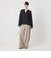 【Wardrobe DAILY MINIMAL】ペプラム Vネックプルオーバーカットソー