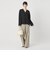 【Wardrobe DAILY MINIMAL】ペプラム Vネックプルオーバーカットソー